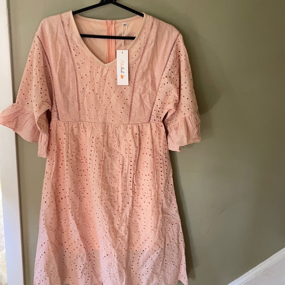 Bell sleeve dress
